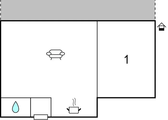 1 Bedroom Amazing In Διαμέρισμα Ριέκα